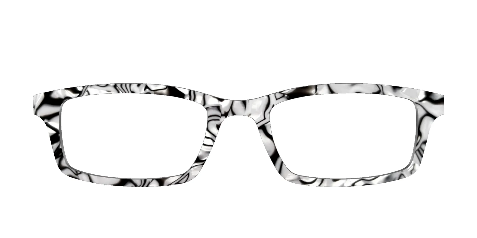 The Black & White Pearl Marble made by Pair Eyewear