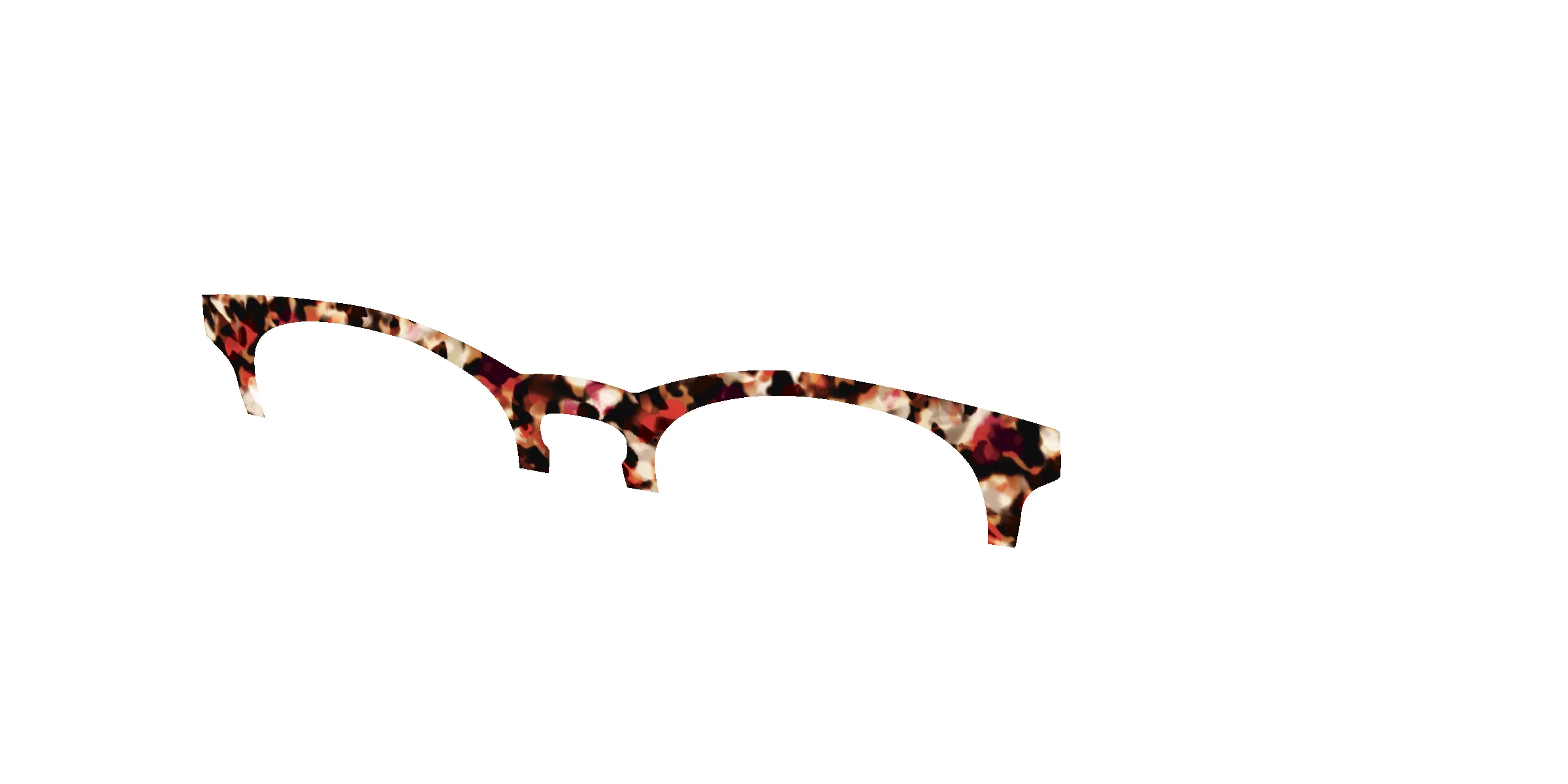 The Auburn Tortoise Crystal Split sold by Pair Eyewear product image thumbnail 4