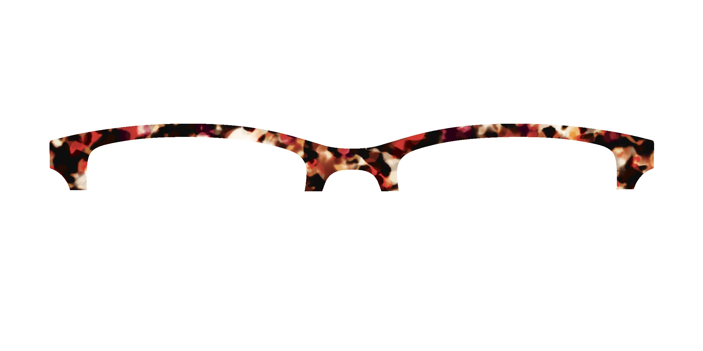 The Auburn Tortoise Crystal Split sold by Pair Eyewear