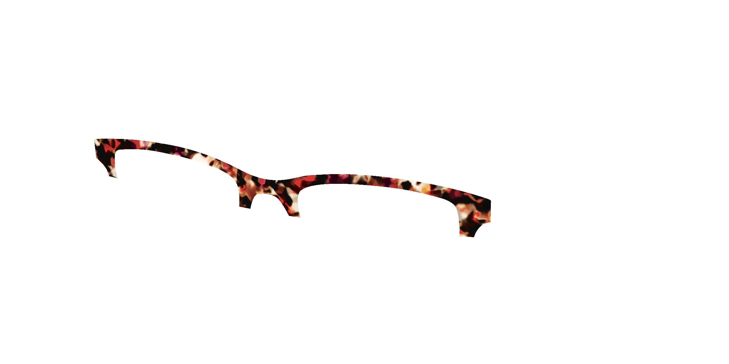 The Auburn Tortoise Crystal Split sold by Pair Eyewear product image thumbnail 2