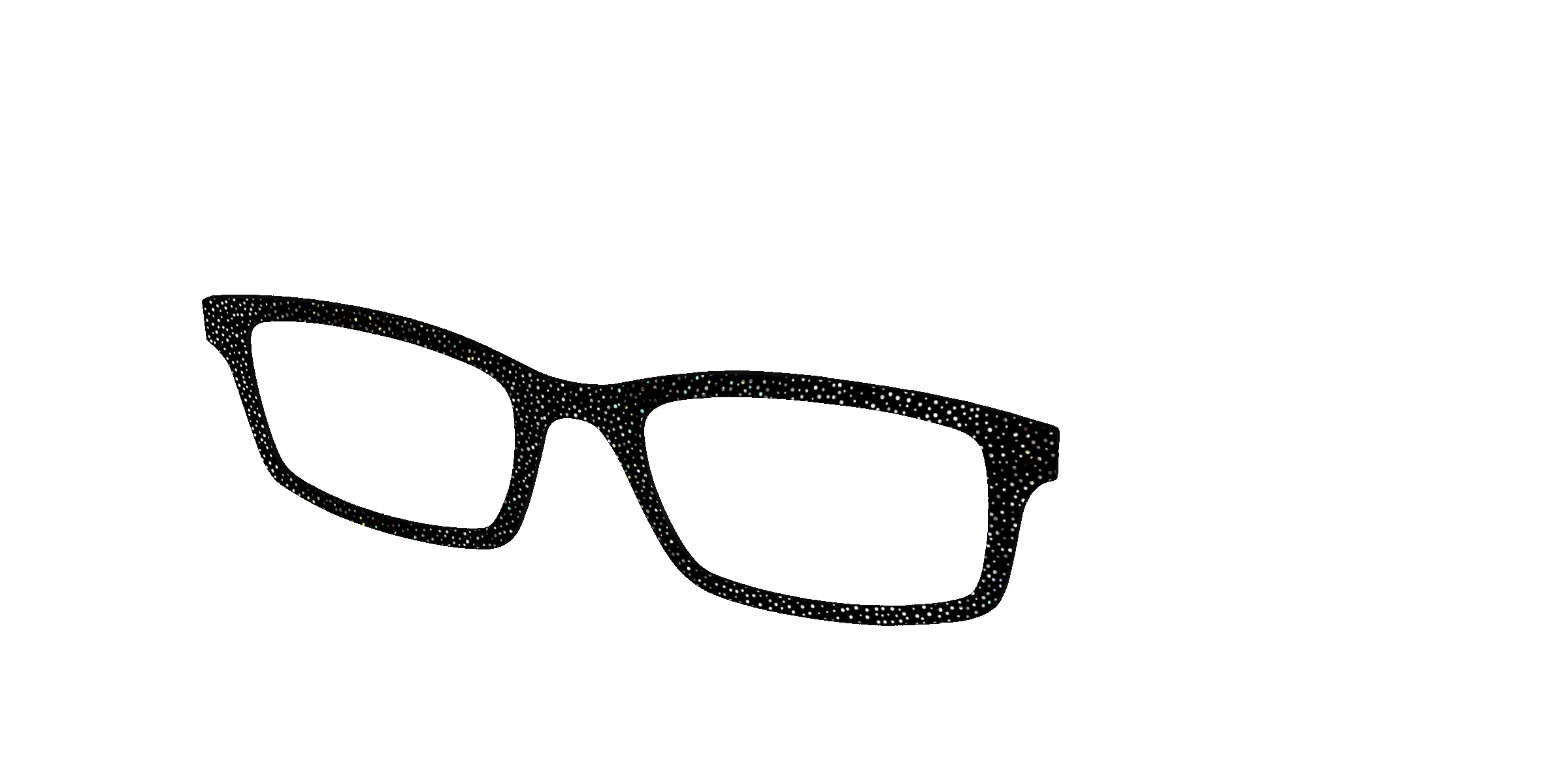 The Black Holographic Mini Dot sold by Pair Eyewear product image thumbnail 2