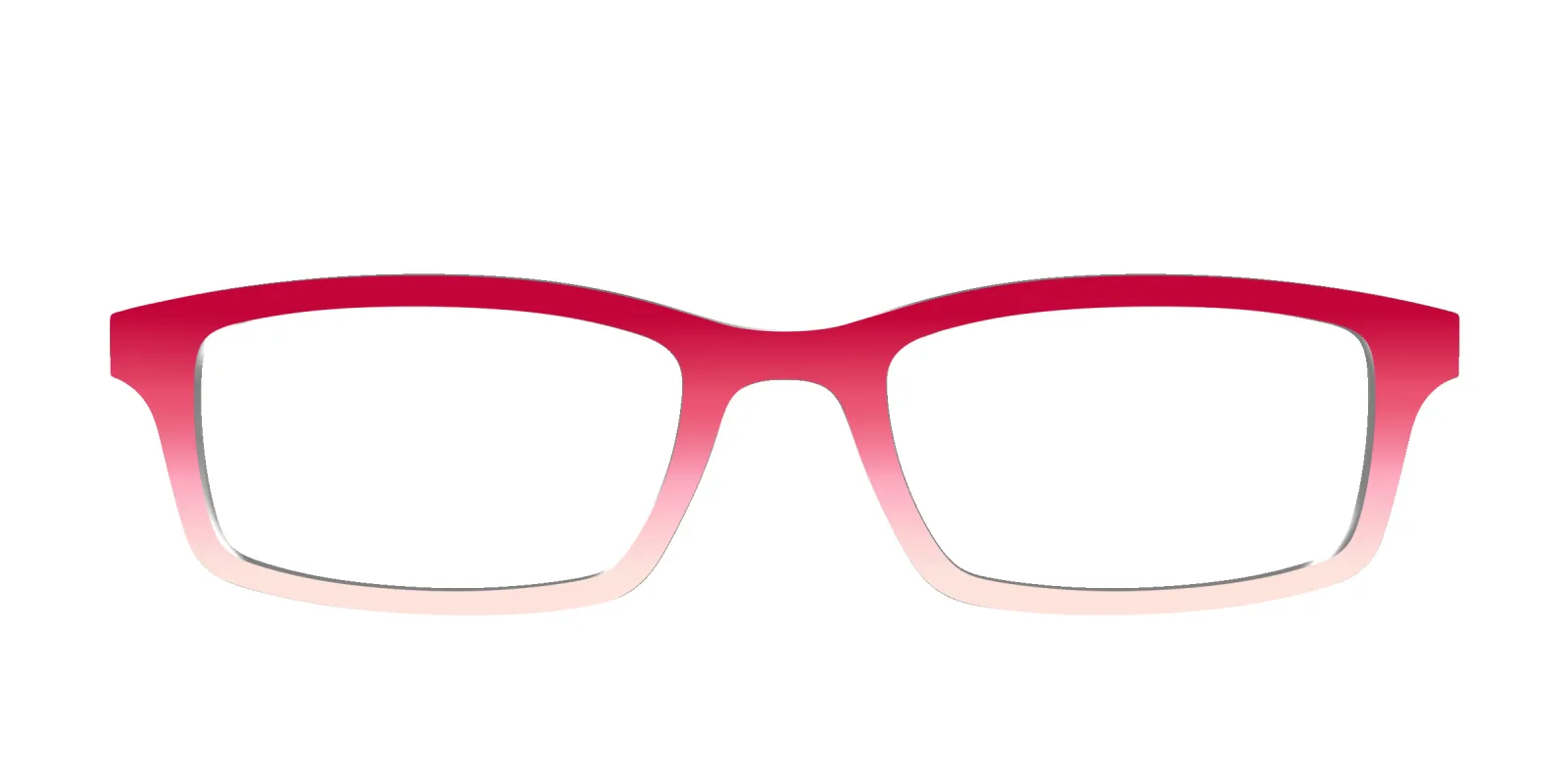 The Cherry to Peach Gradient made by Pair Eyewear