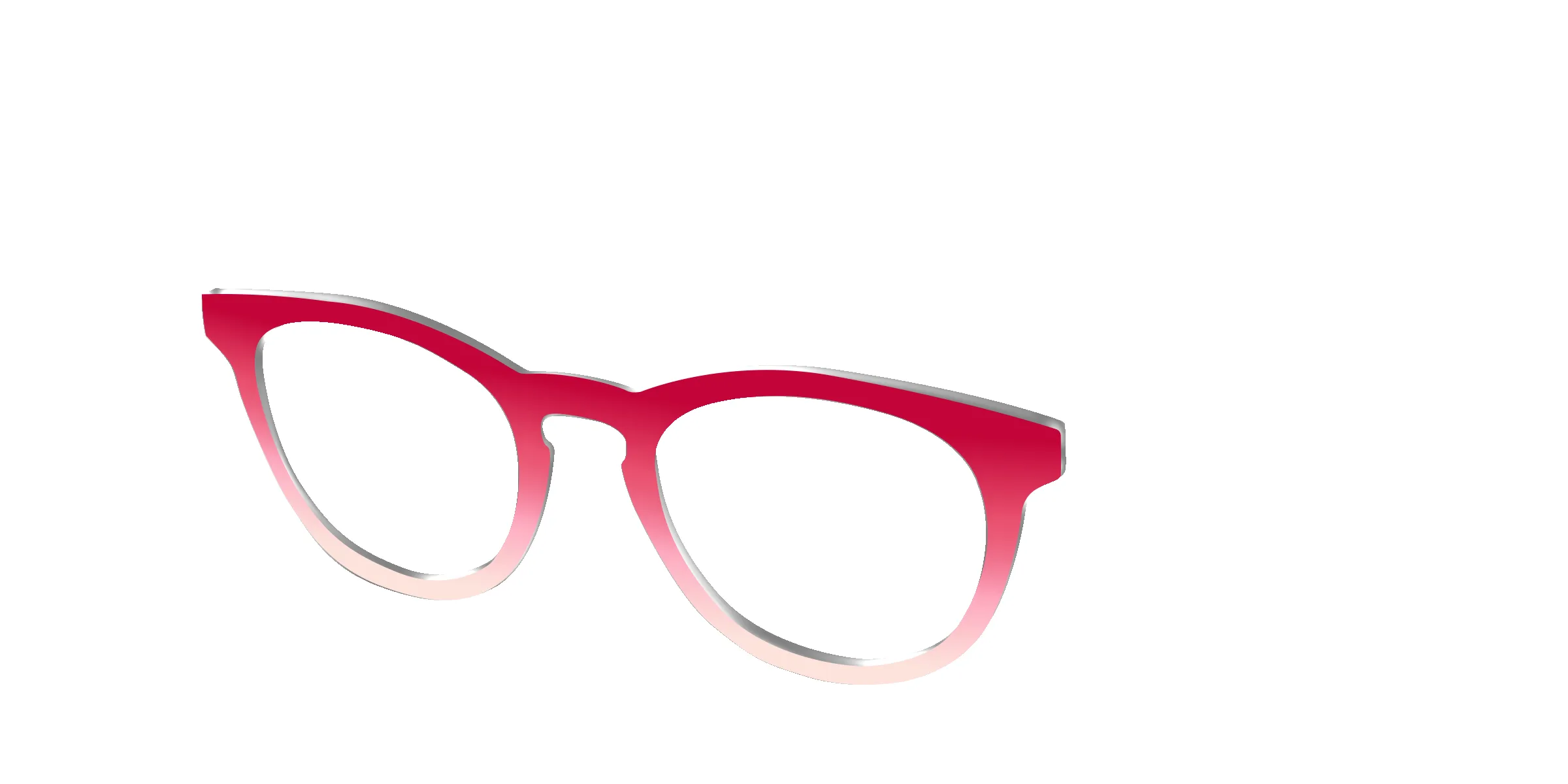 The Cherry to Peach Gradient sold by Pair Eyewear product image thumbnail 4