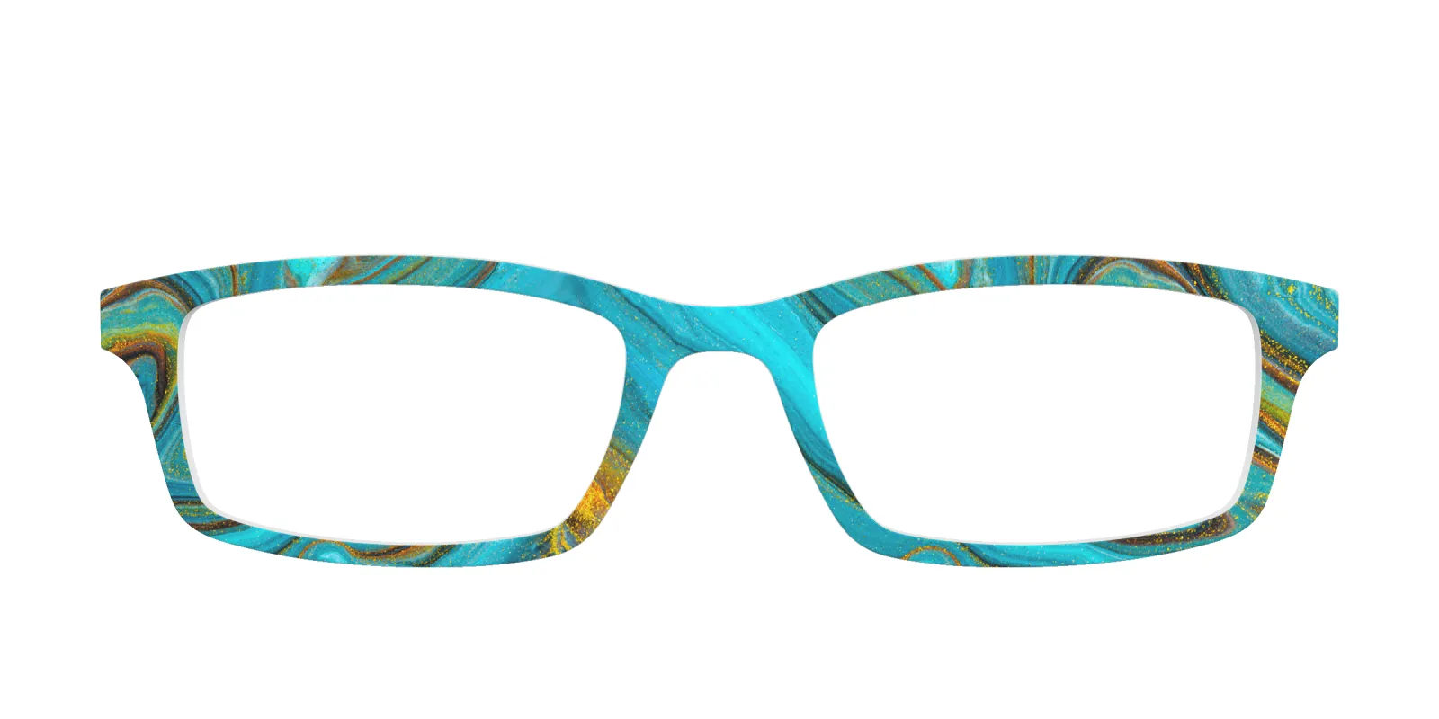The Turquoise Geode made by Pair Eyewear