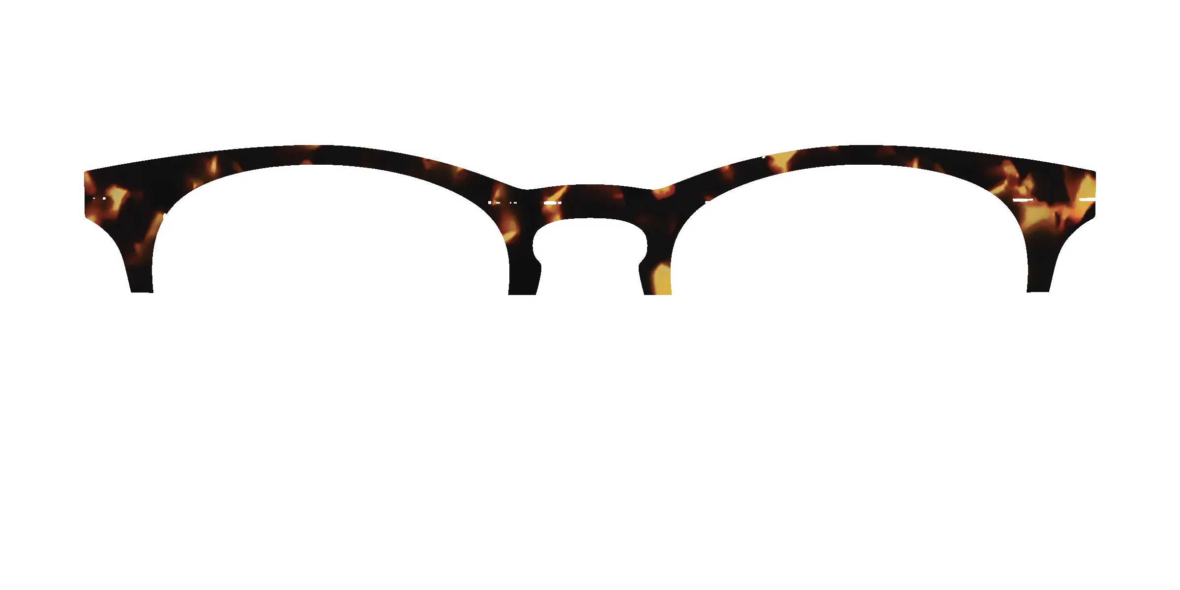 The Amber Tortoise Crystal Split sold by Pair Eyewear product image thumbnail 3
