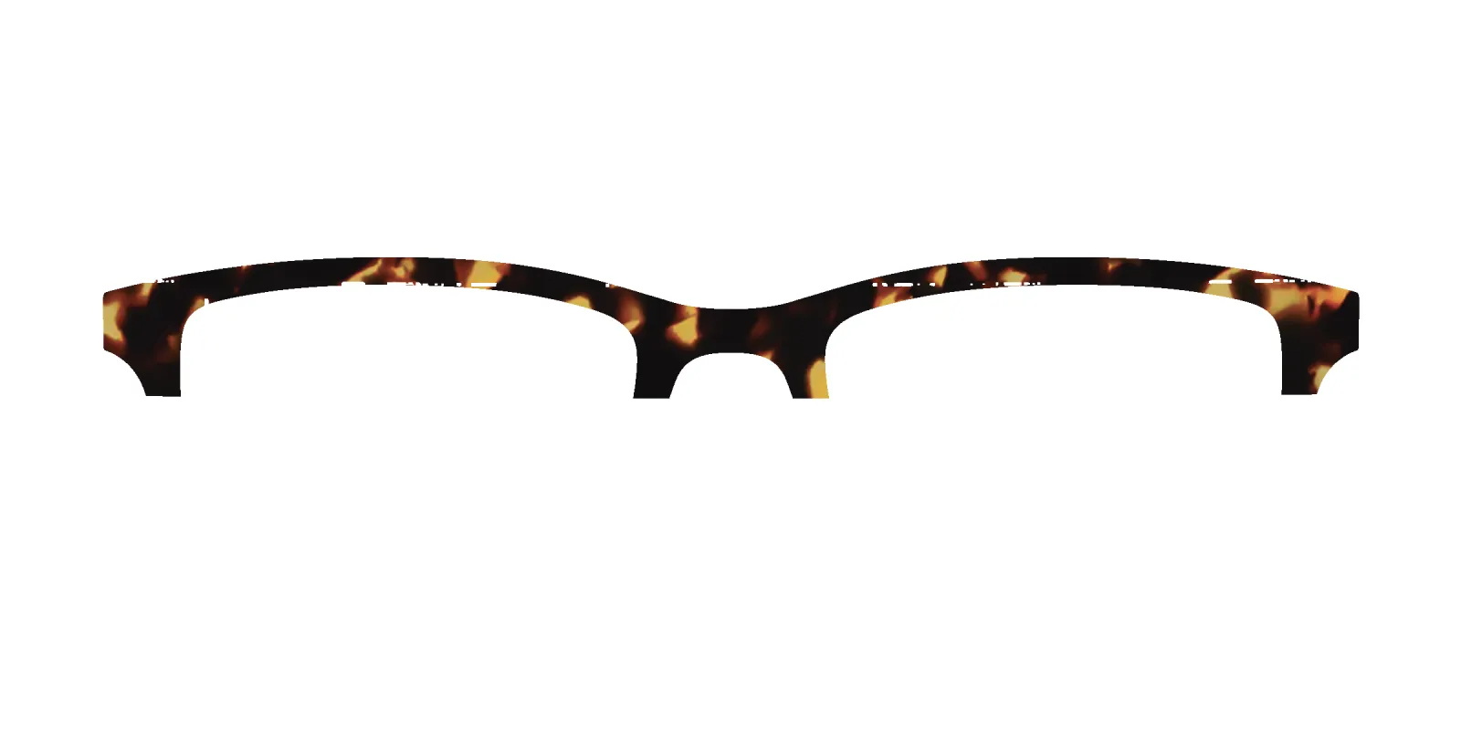 The Amber Tortoise Crystal Split made by Pair Eyewear
