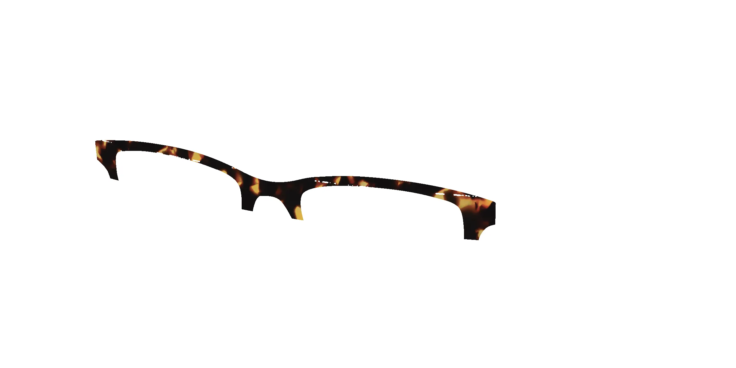 The Amber Tortoise Crystal Split sold by Pair Eyewear product image thumbnail 2