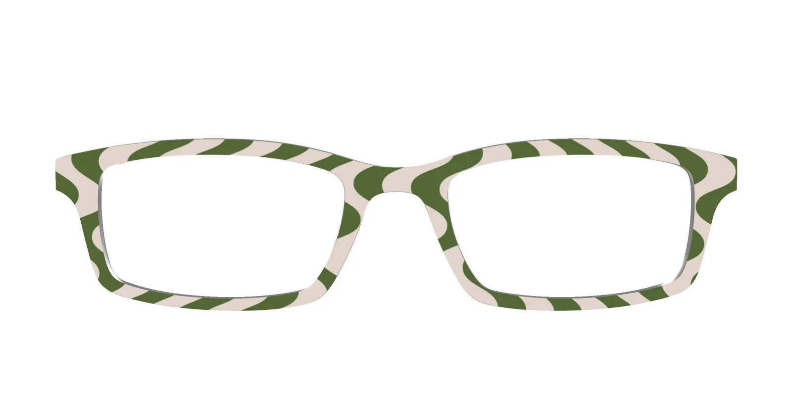 The Olive Waves made by Pair Eyewear