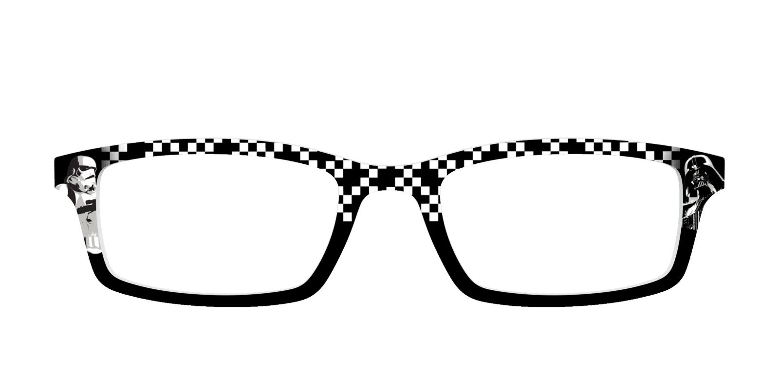 Dark Side Checker Split made by Pair Eyewear