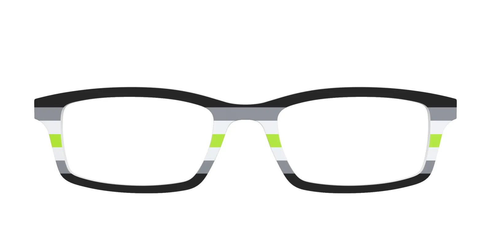 The Agender Flag made by Pair Eyewear