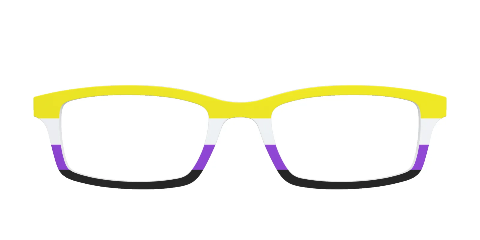 The Non-Binary Flag made by Pair Eyewear