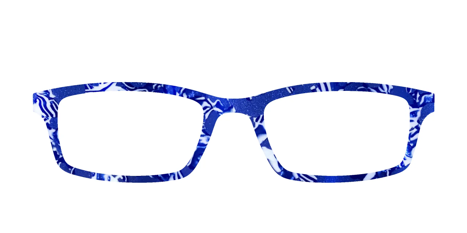The Navy Shimmer Mosaic made by Pair Eyewear