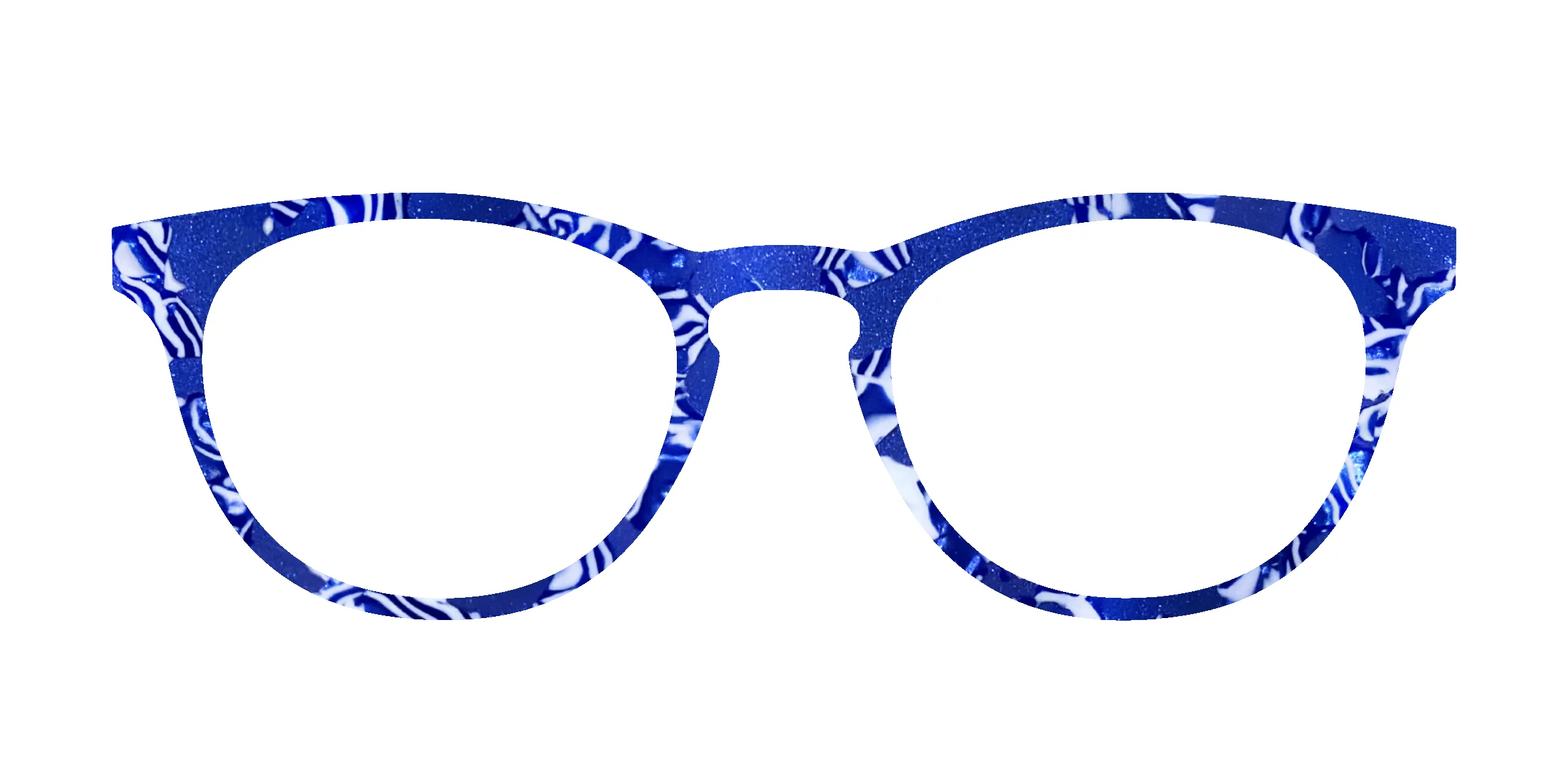 The Navy Shimmer Mosaic sold by Pair Eyewear product image thumbnail 3