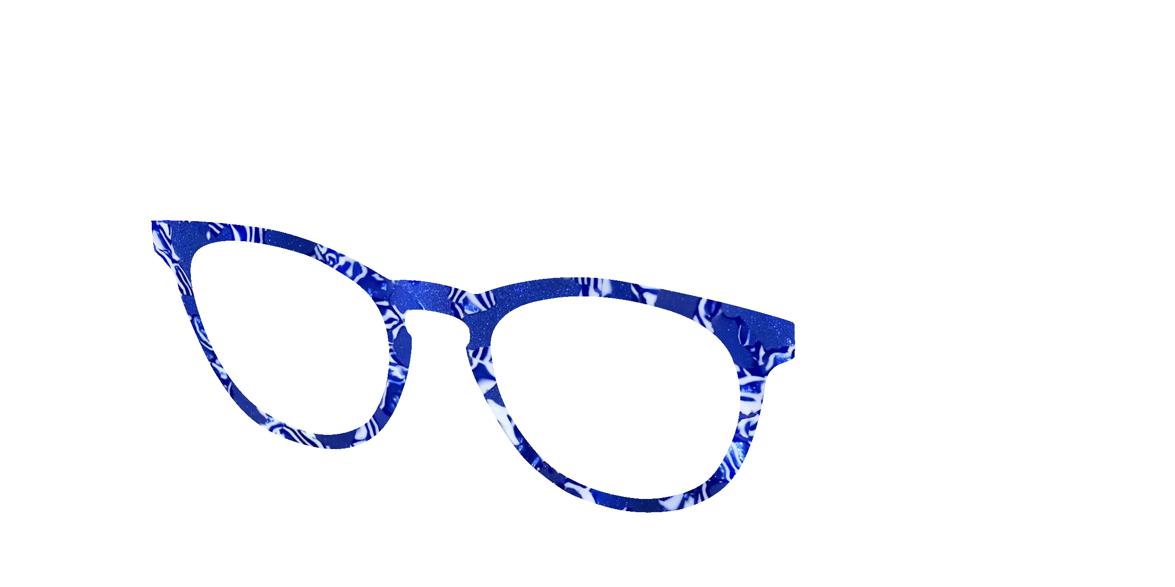 The Navy Shimmer Mosaic sold by Pair Eyewear product image thumbnail 4