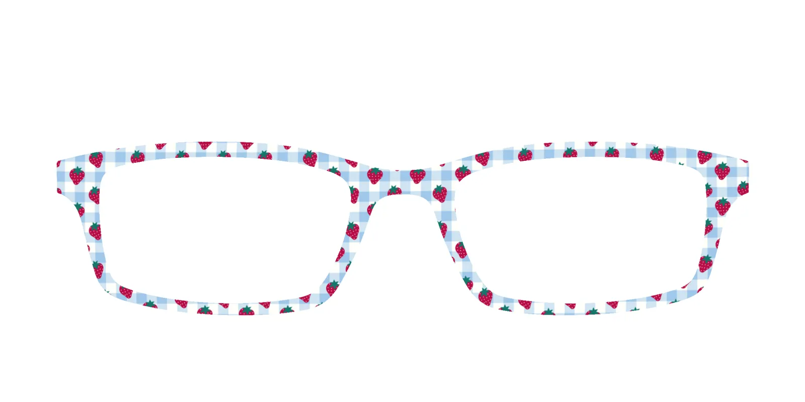 The Berry Picnic Gingham made by Pair Eyewear