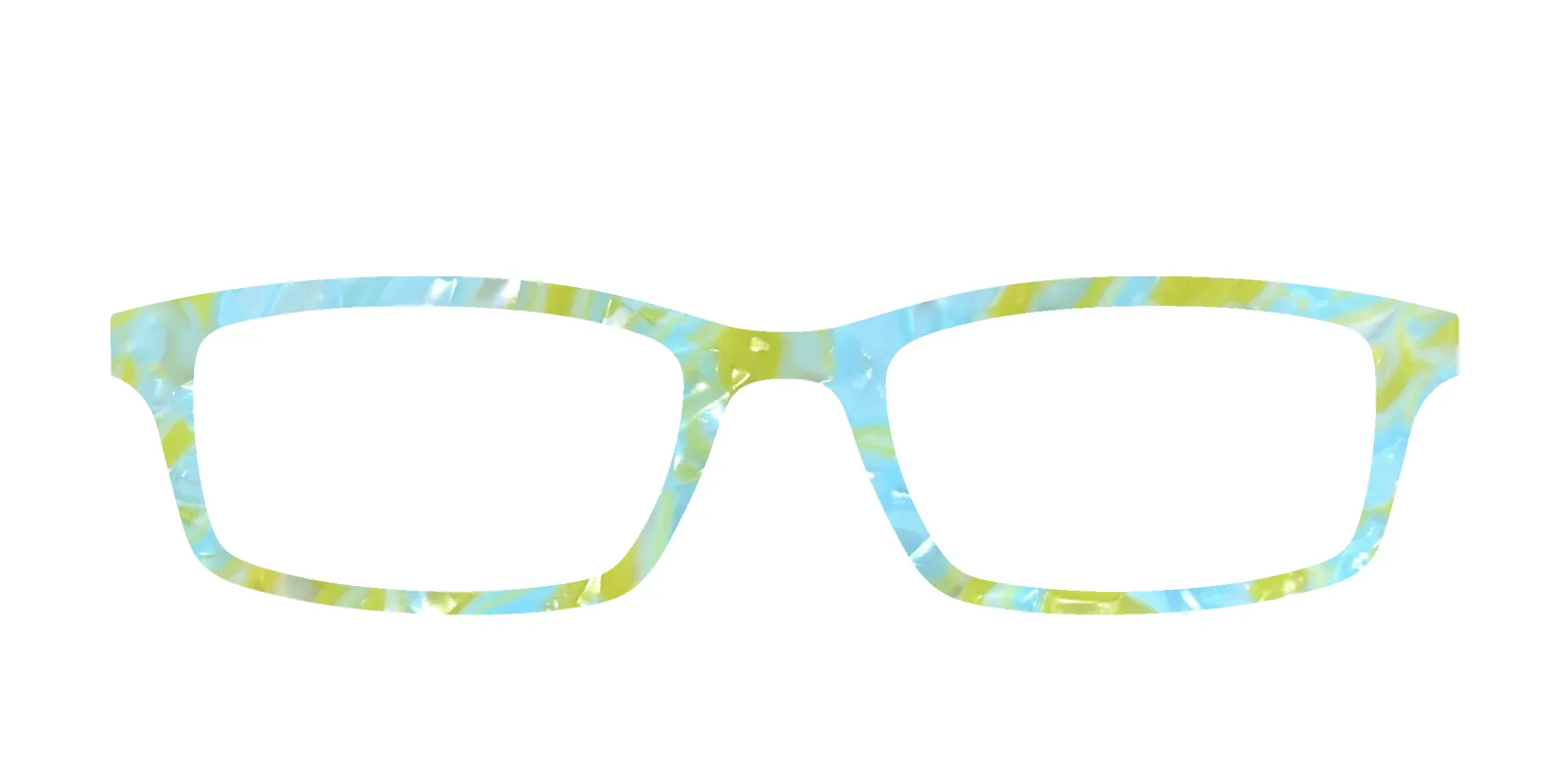 The Blue Lemonade Pearl Marble made by Pair Eyewear