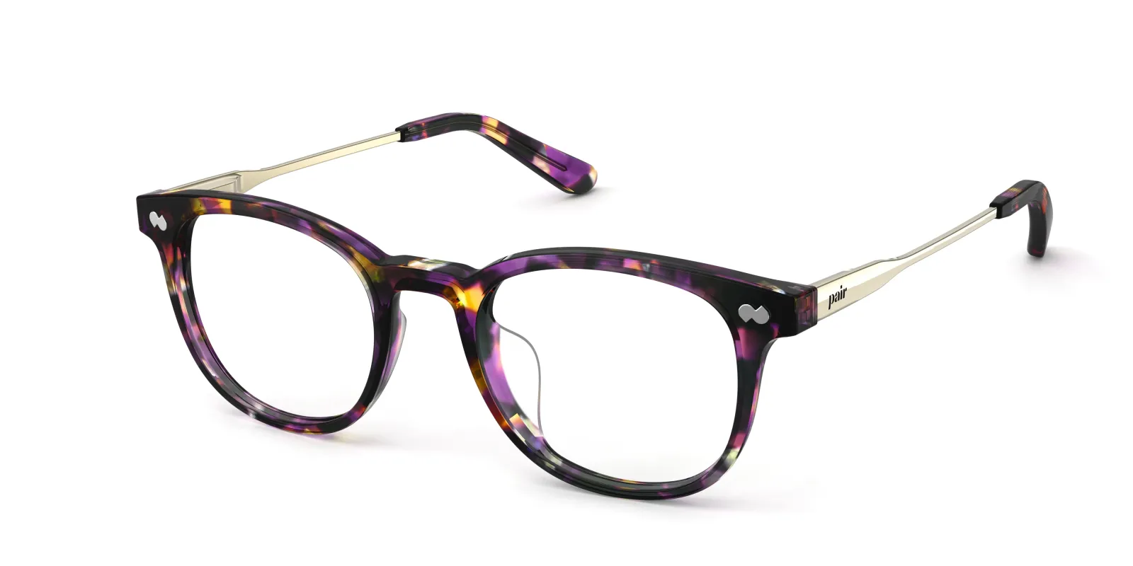 The Reese - Mixed Material - Lensless made by Pair Eyewear