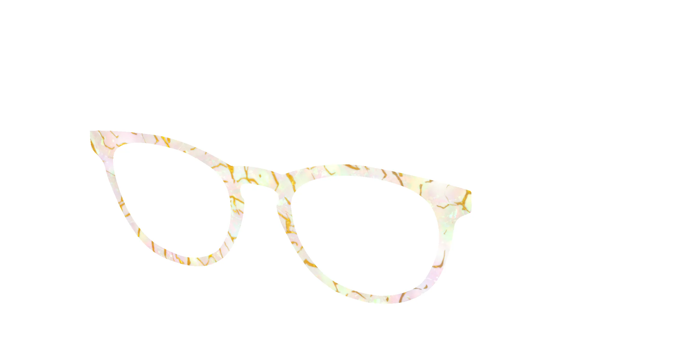 The Opalescent Pearl with Gold Streaks sold by Pair Eyewear product image thumbnail 4