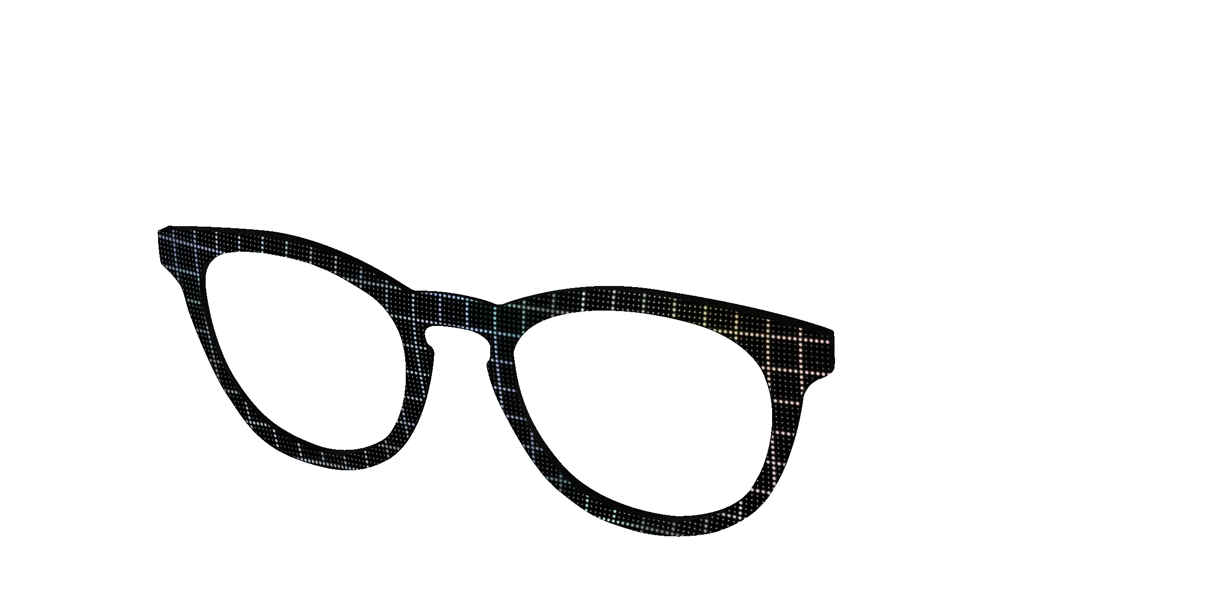 The Silver Iridescent Grid sold by Pair Eyewear product image thumbnail 4