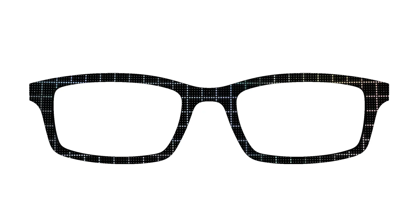The Silver Iridescent Grid made by Pair Eyewear