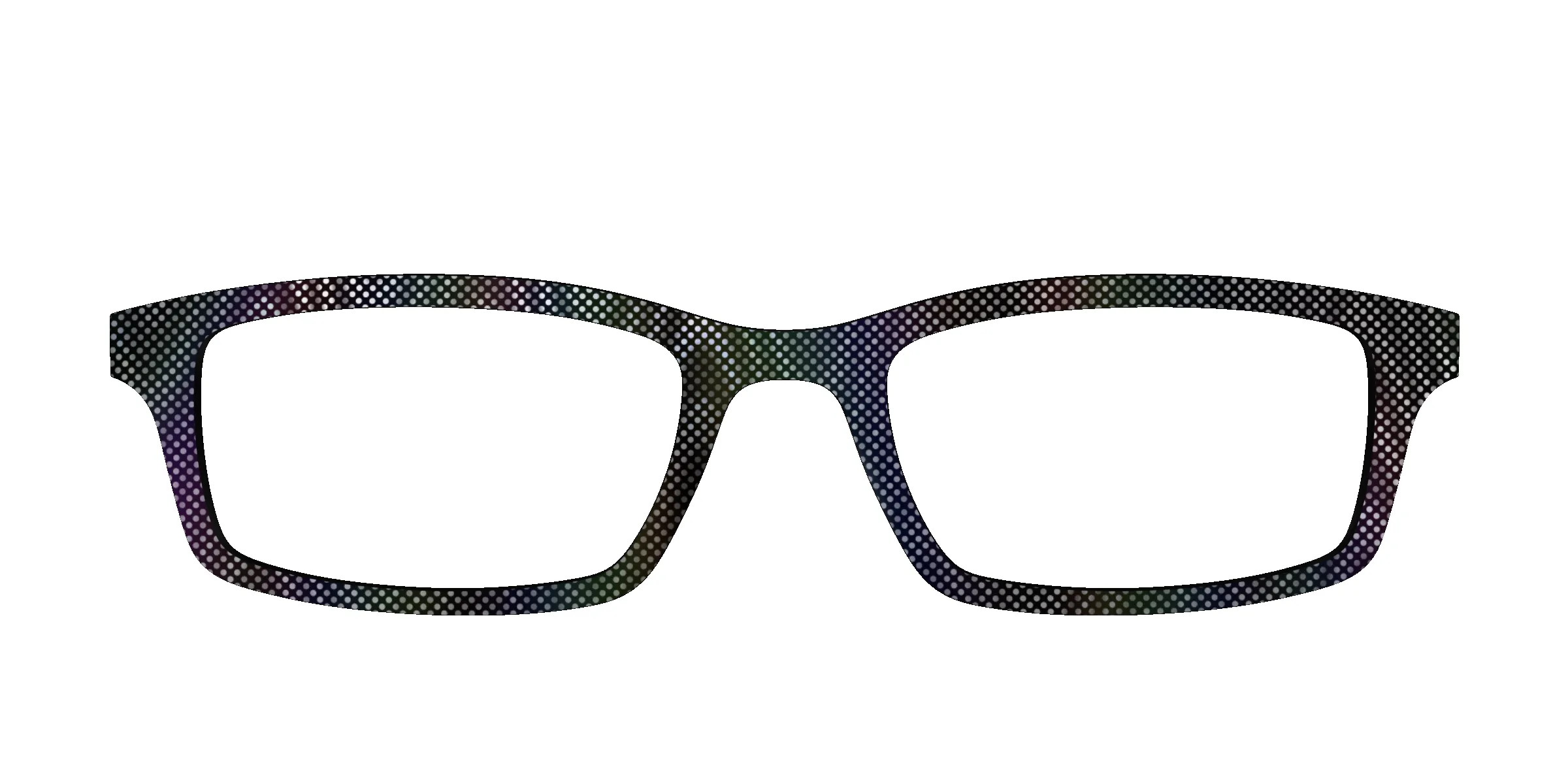 The Silver Iridescent Ripple sold by Pair Eyewear