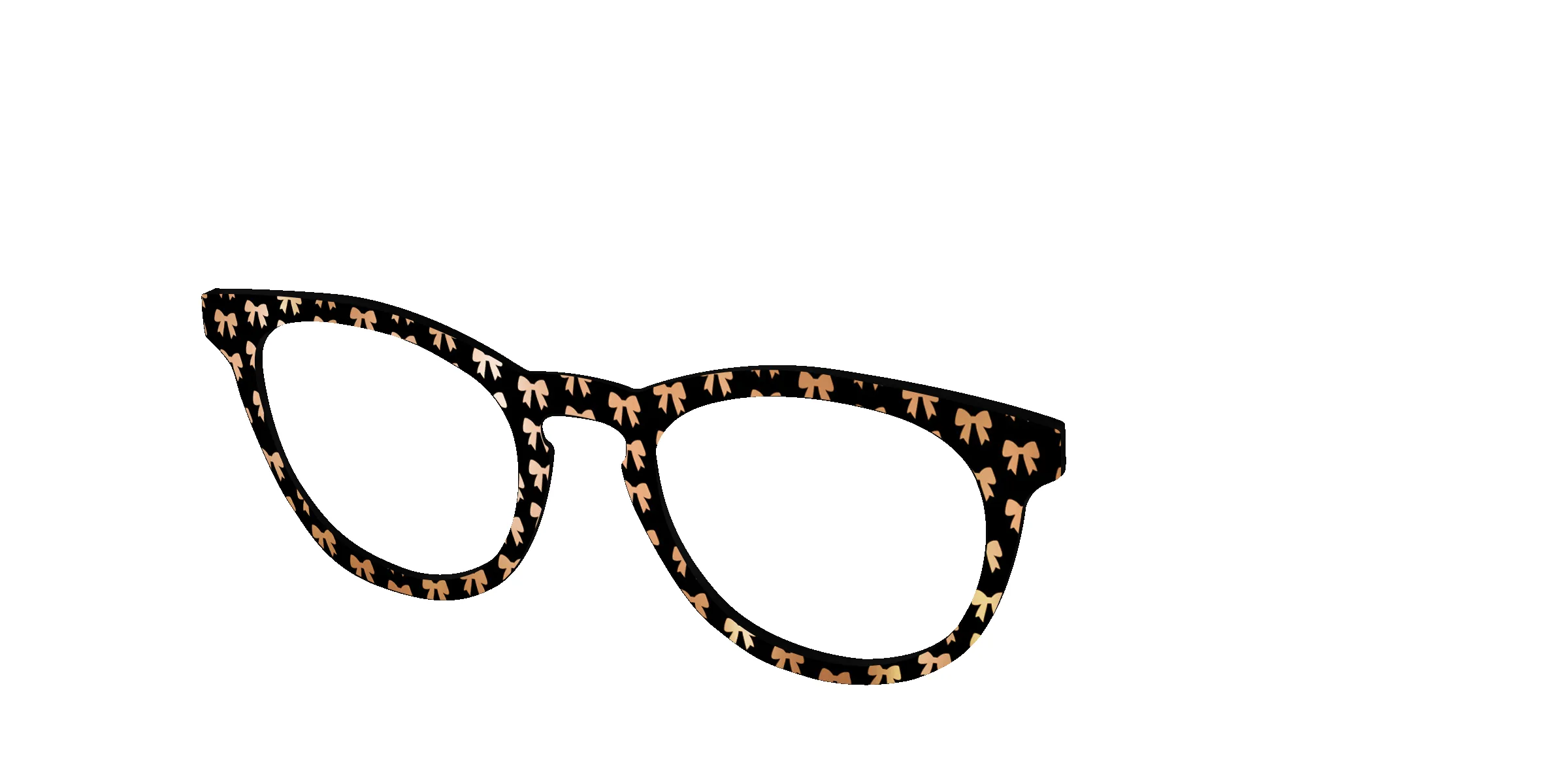 The Champagne Foil Bows sold by Pair Eyewear product image thumbnail 4