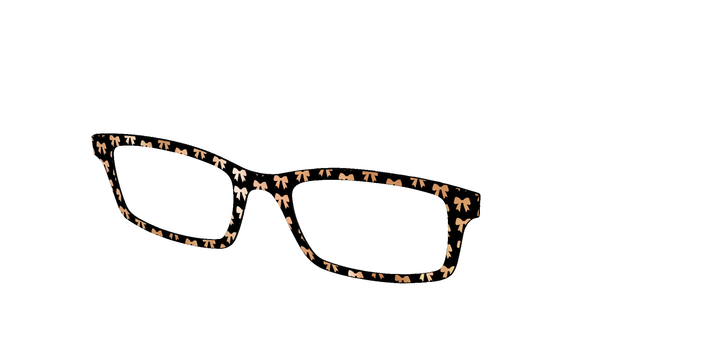 The Champagne Foil Bows sold by Pair Eyewear product image thumbnail 2