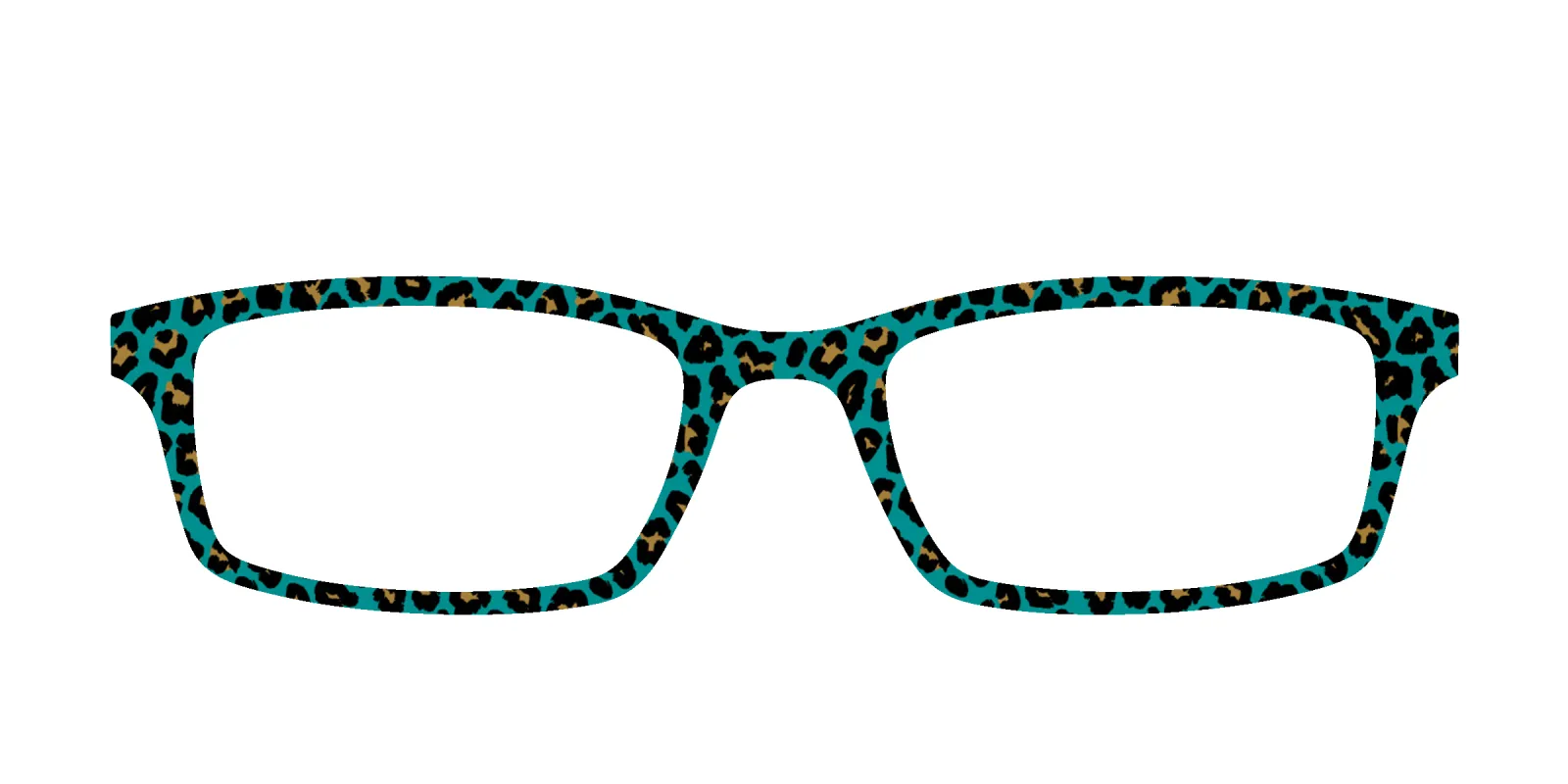 The Teal Leopard made by Pair Eyewear