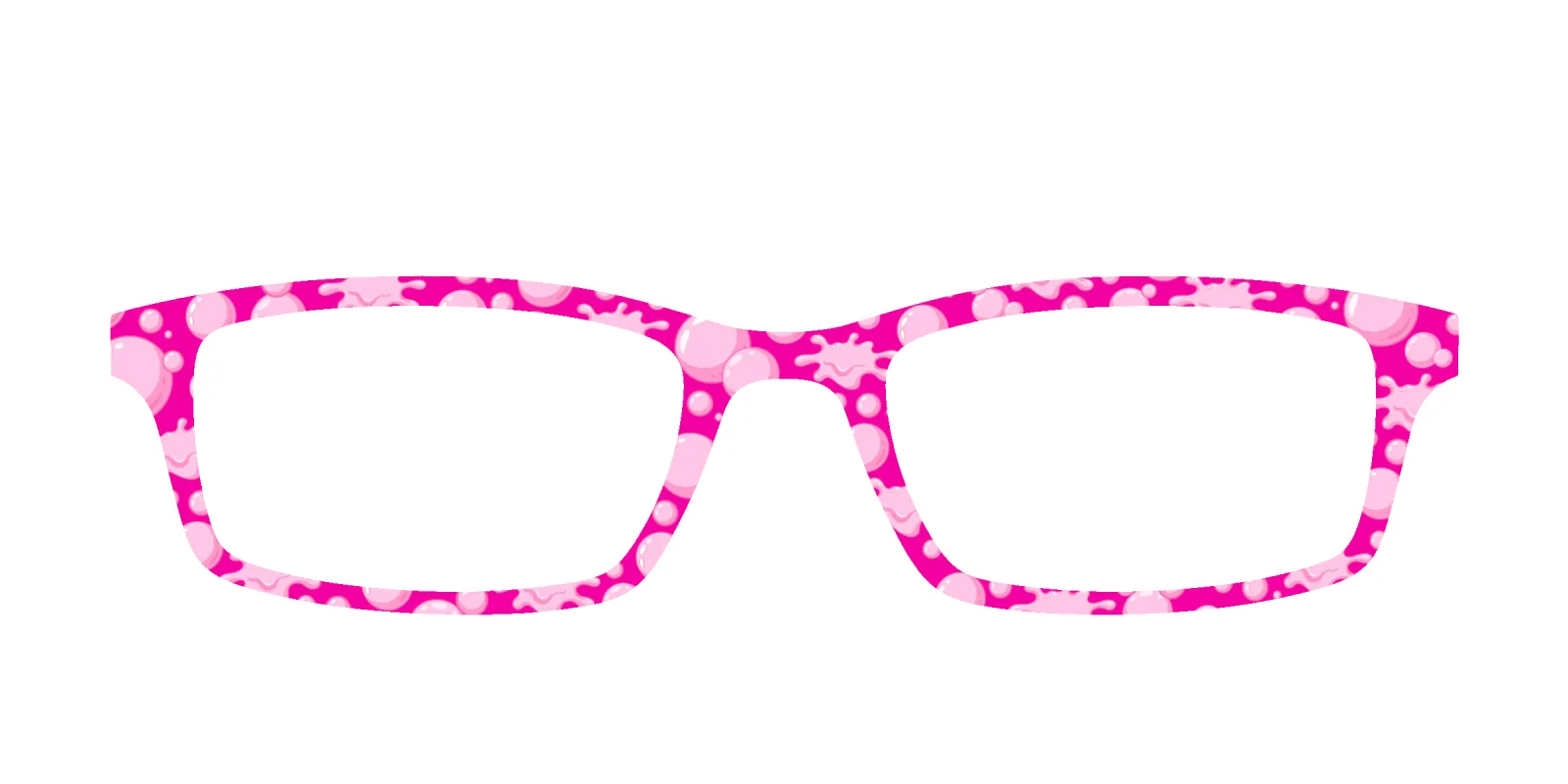 The Pink Pop Bubbles made by Pair Eyewear