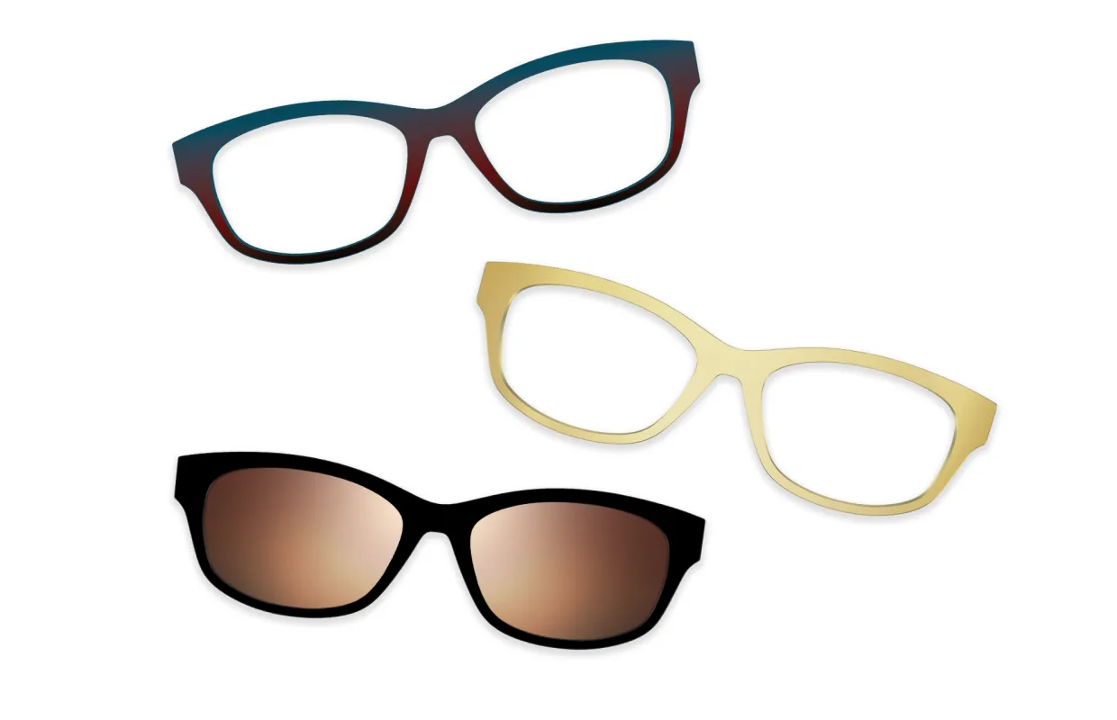 Tortoise Acetate Gold Metal - Set made by Pair Eyewear
