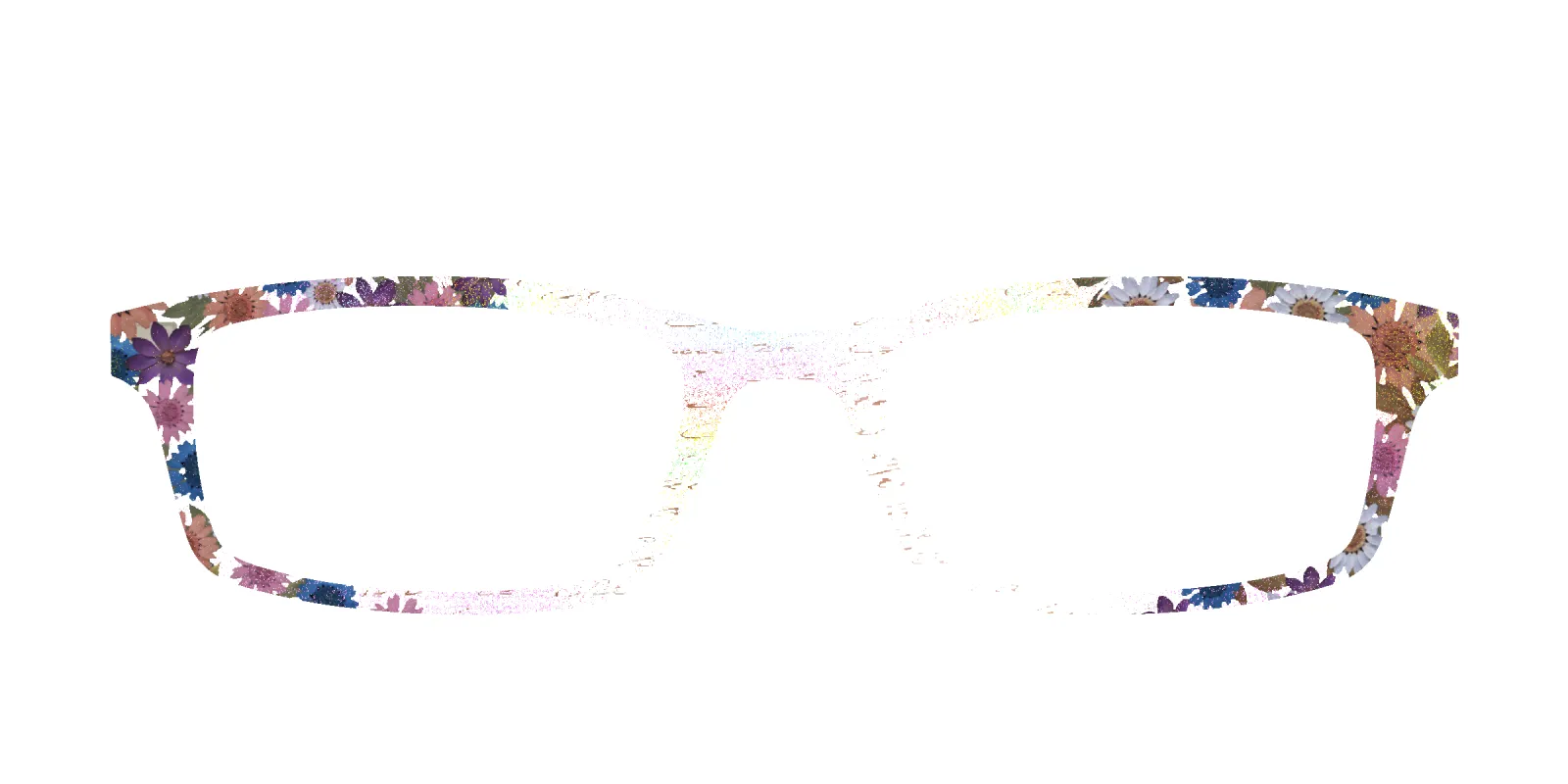 The Pressed Flowers with Foil Crystal made by Pair Eyewear