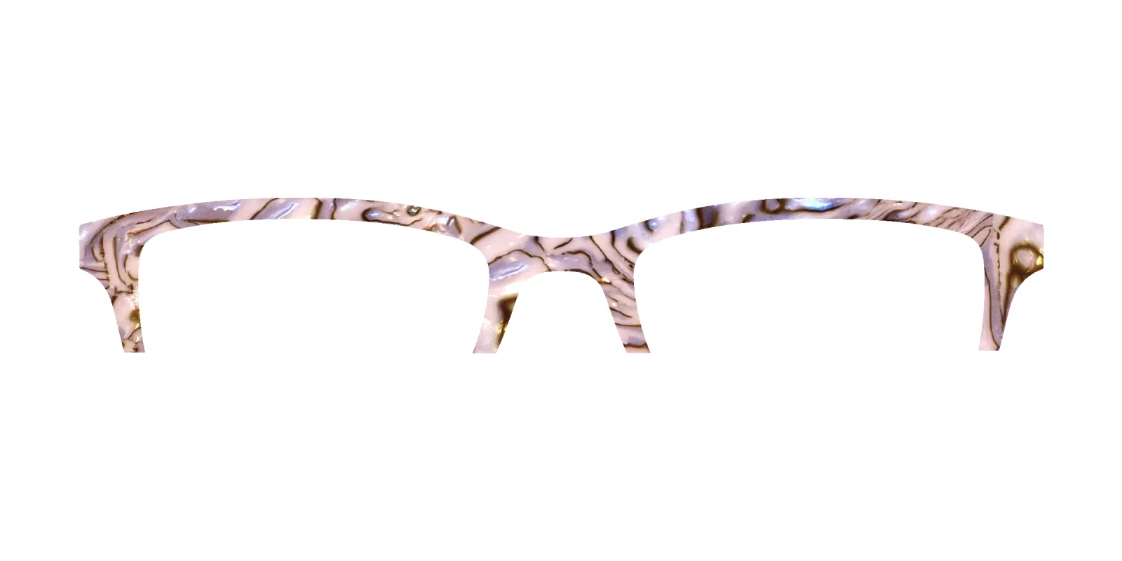 The Pink Conch Shell Pearl Crystal Split made by Pair Eyewear