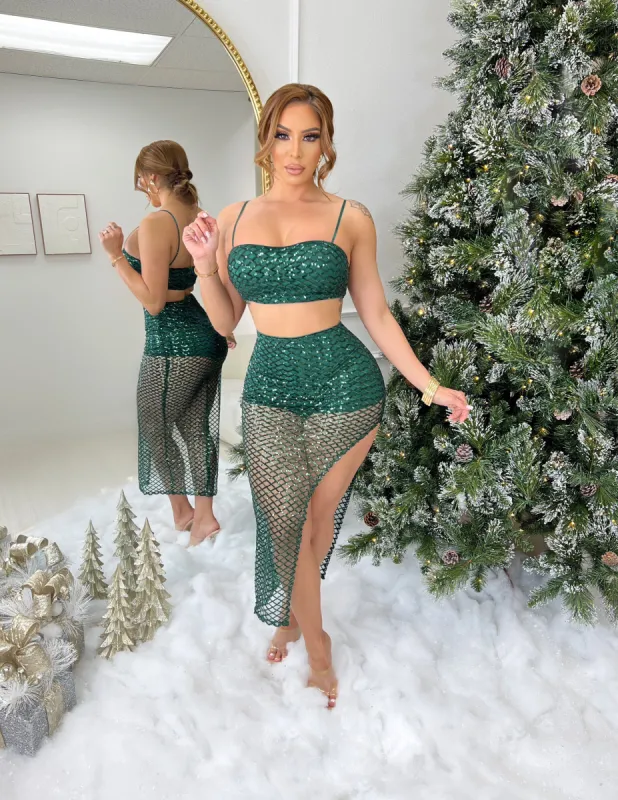 Nights like this sequin set sold by Glamour Fashion