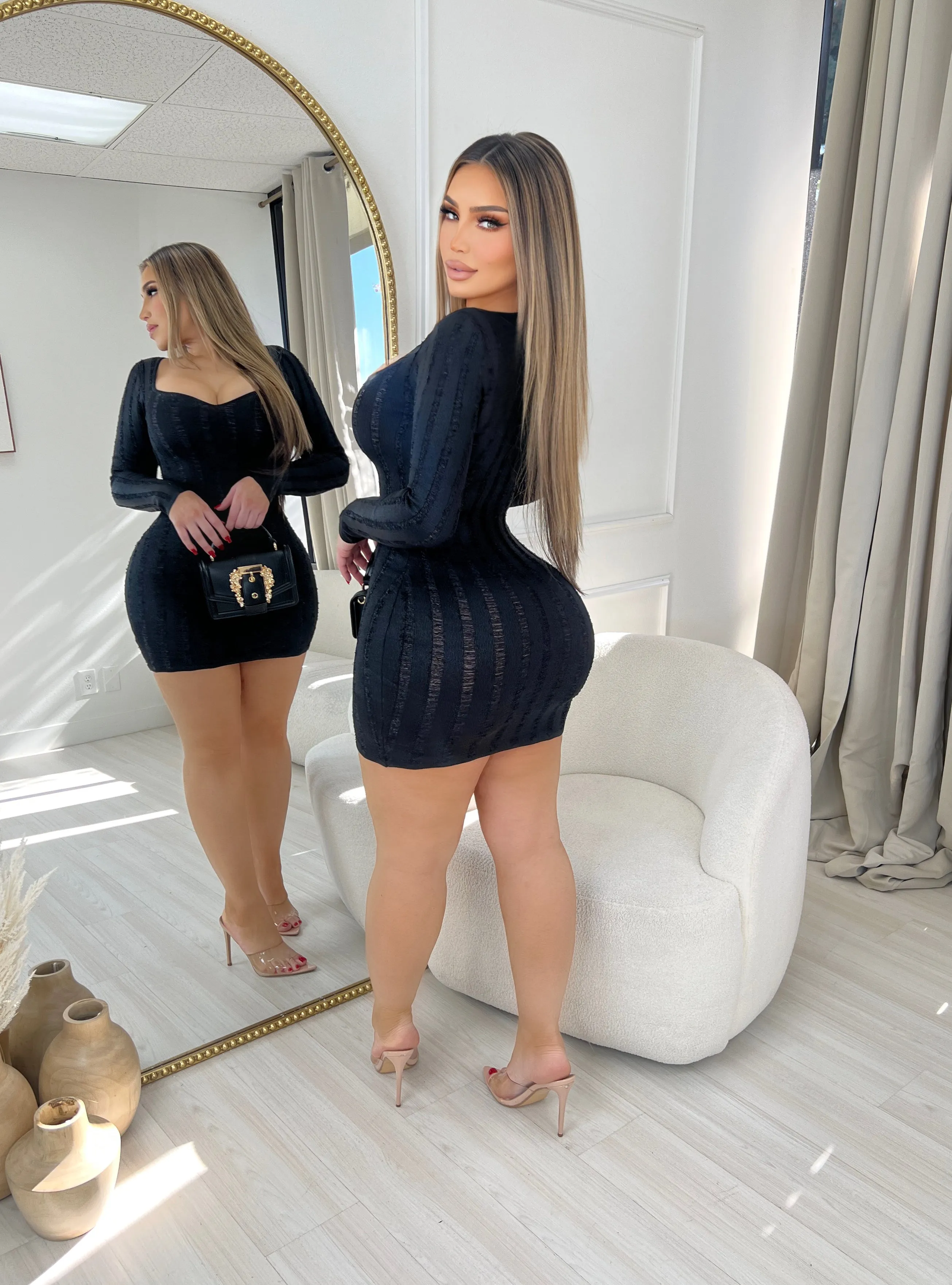 Her Obsession Dress-Black sold by Glamour Fashion product image thumbnail 2