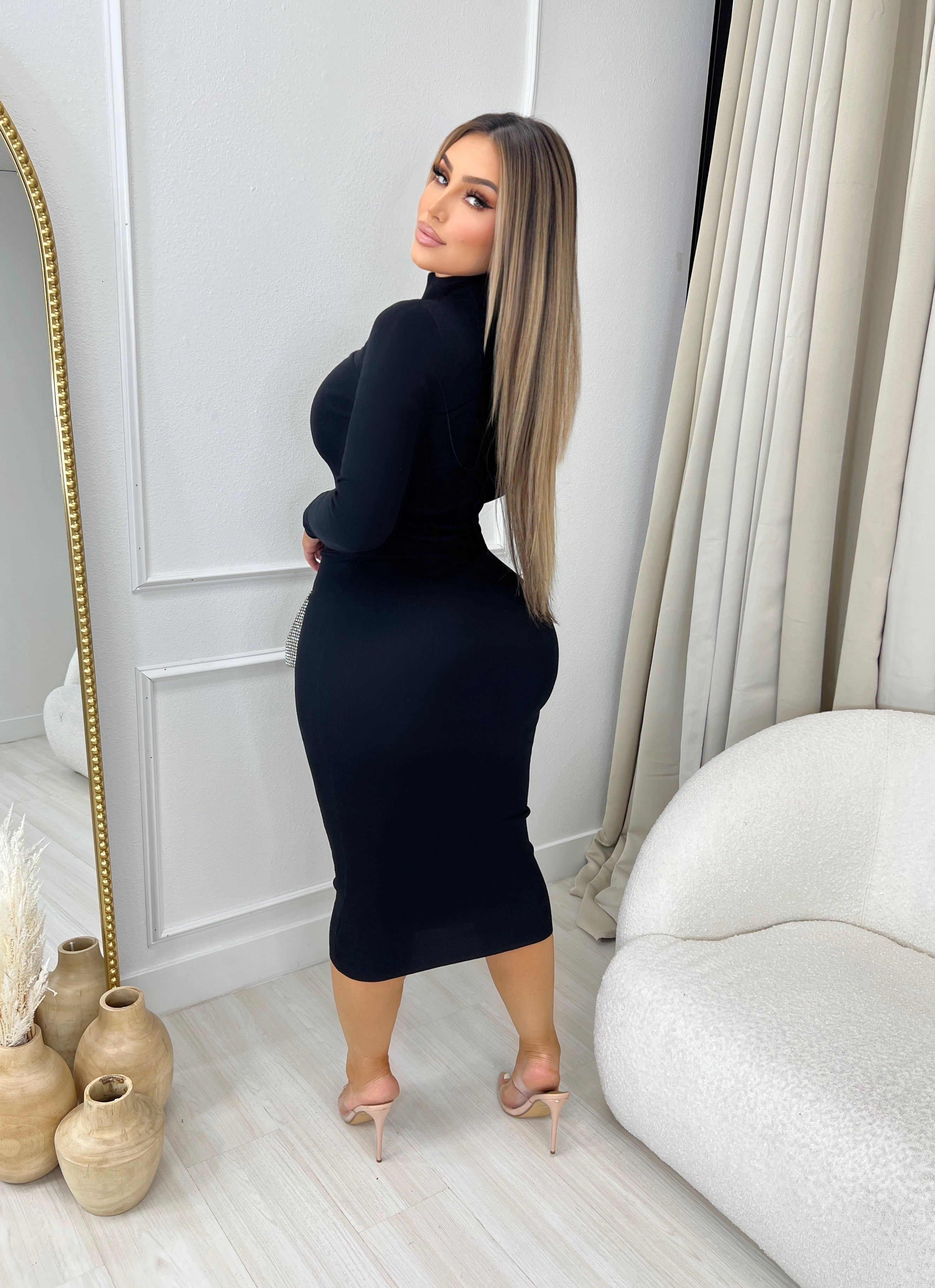 Maya Dress-Black sold by Glamour Fashion product image thumbnail 2