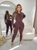 Jocleyn Jumpsuit-Brown sold by Glamour Fashion