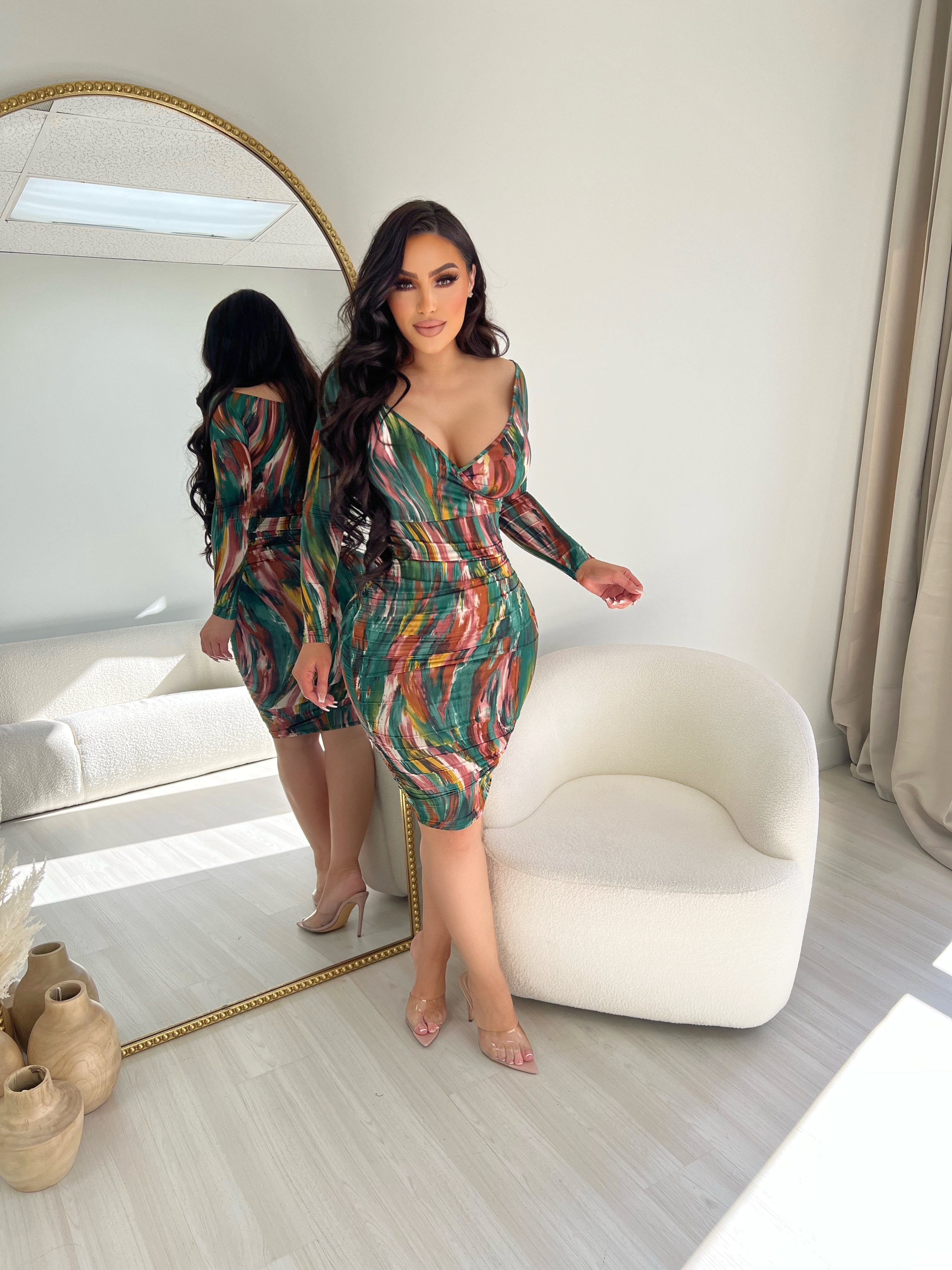 Change your life dress sold by Glamour Fashion product image thumbnail 3