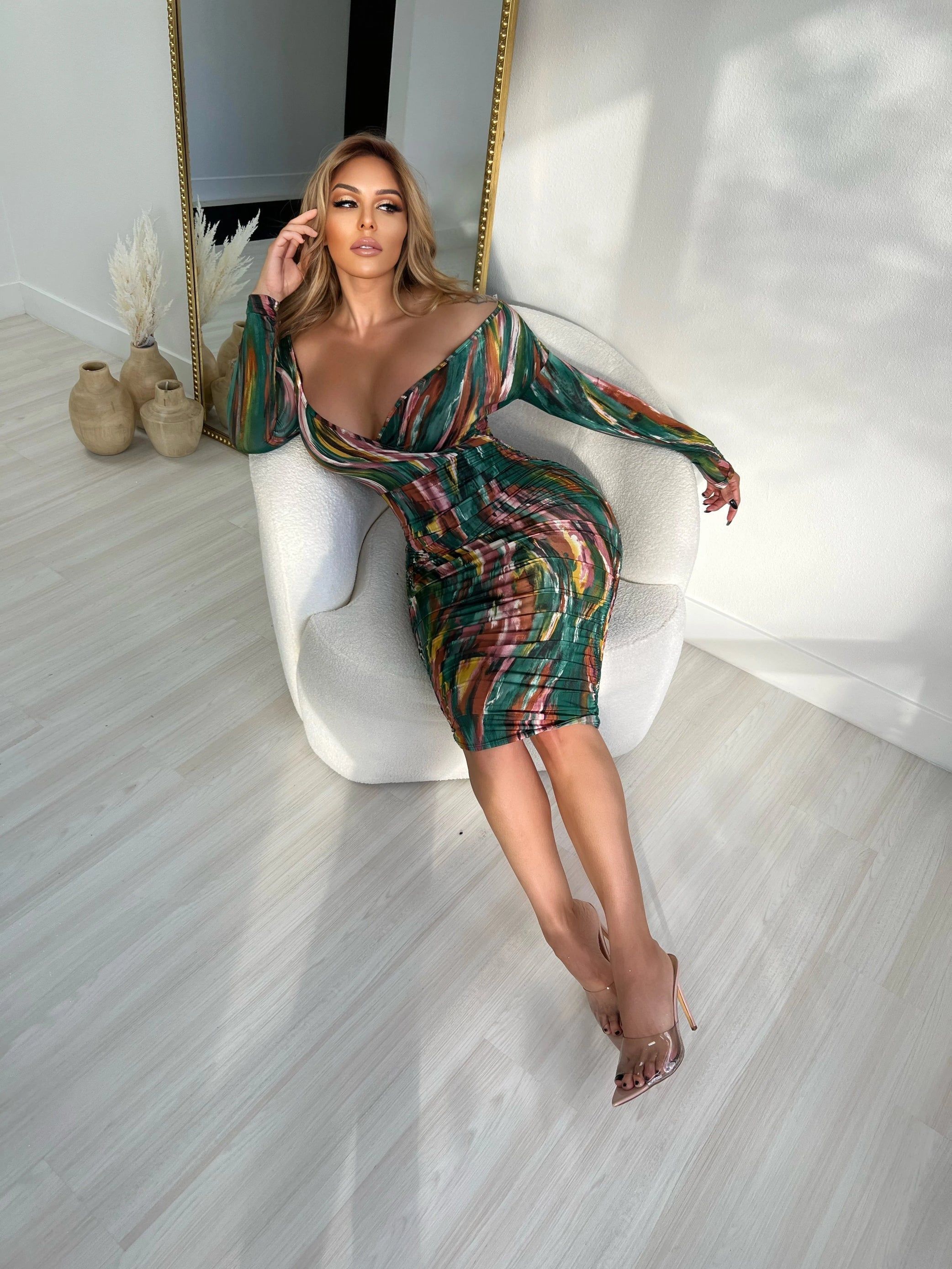 Change your life dress sold by Glamour Fashion product image thumbnail 5