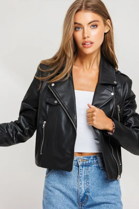 The Perfect Leather Jacket sold by Glamour Fashion