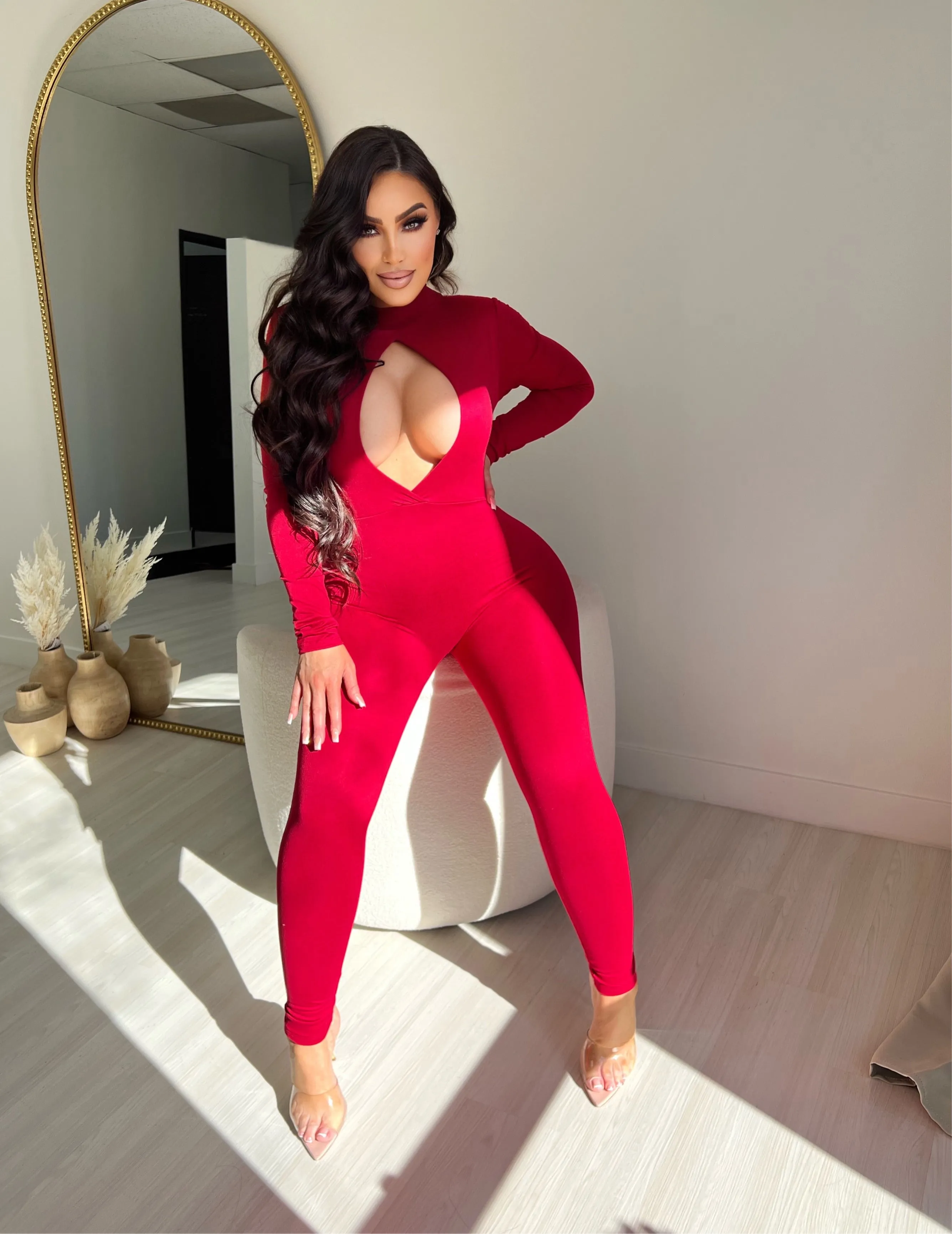 Talk That Talk Jumpsuit sold by Glamour Fashion