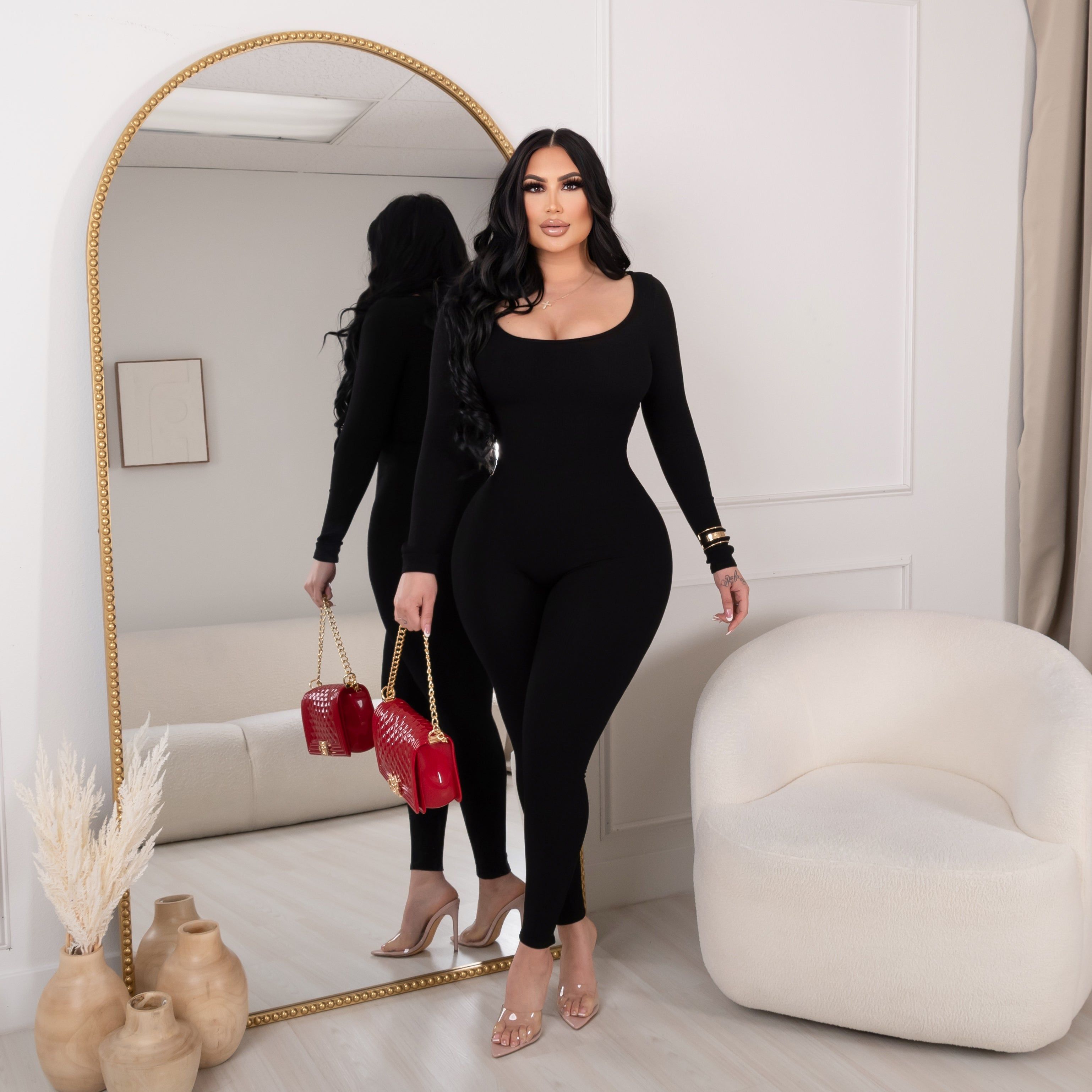 Jenny Snatched Jumpsuit-black sold by Glamour Fashion product image thumbnail 2