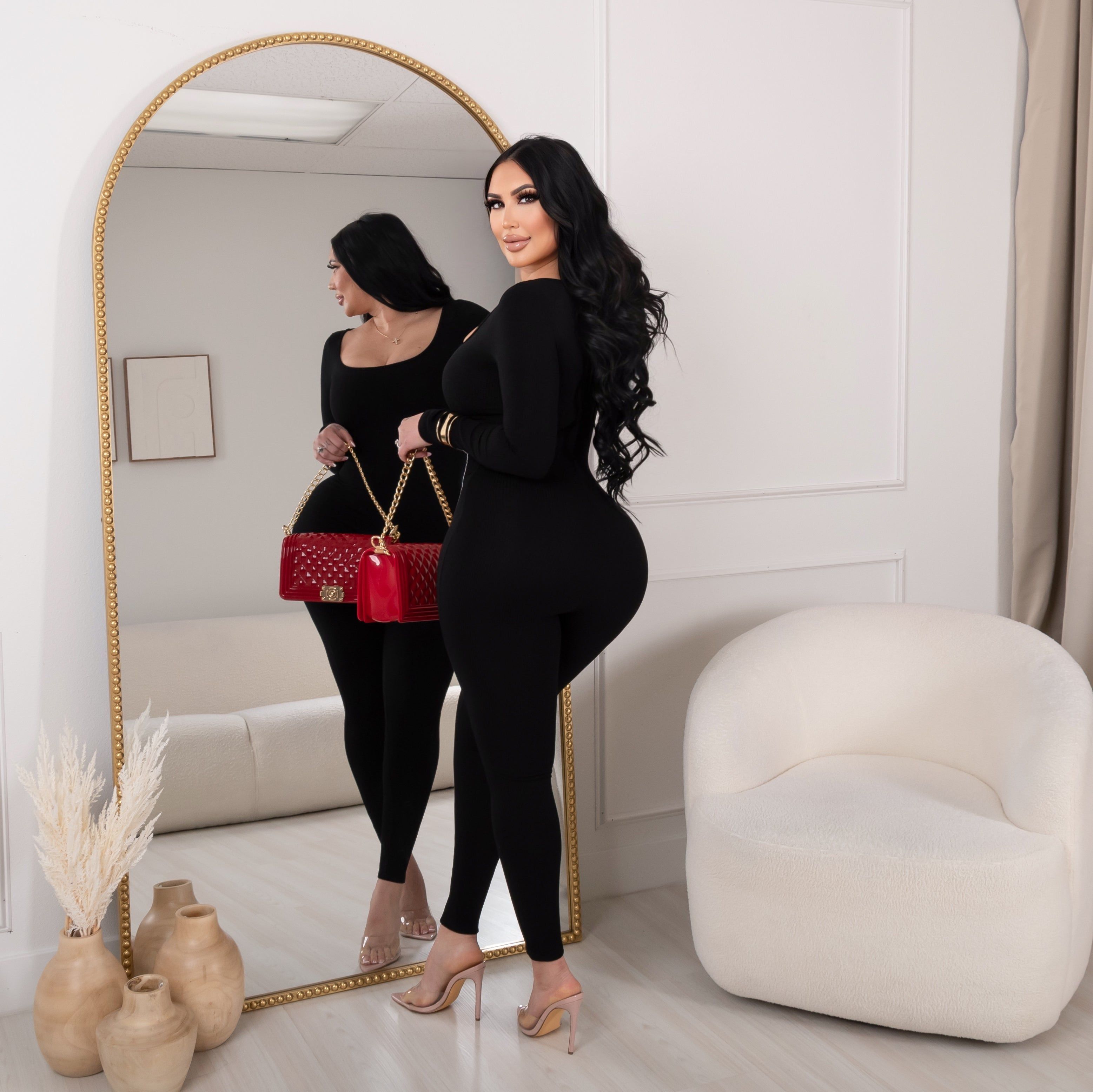 Jenny Snatched Jumpsuit-black sold by Glamour Fashion product image thumbnail 3