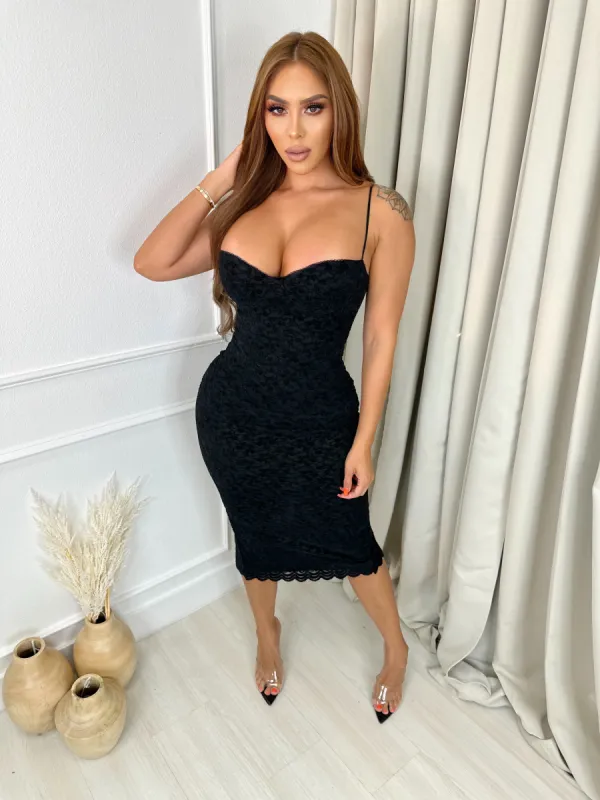 Brenda Midi Dress sold by Glamour Fashion