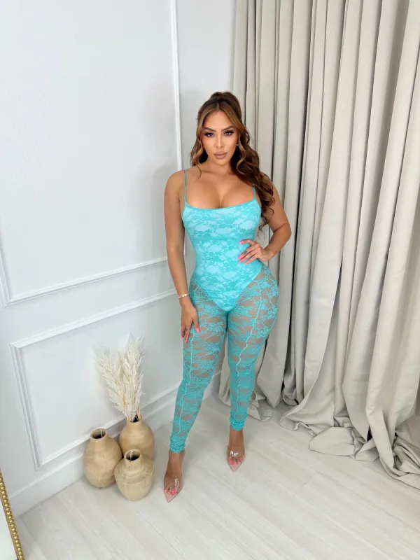 Always Sweet Lace Jumpsuit sold by Glamour Fashion