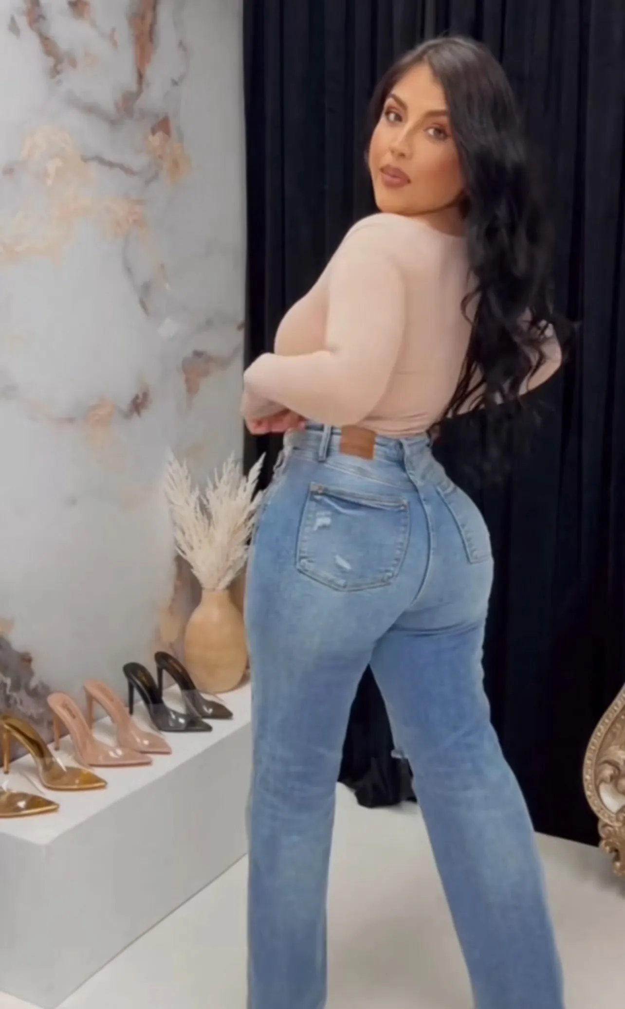 Jodie Criss Cross Judy Blue Jeans sold by Glamour Fashion product image thumbnail 3