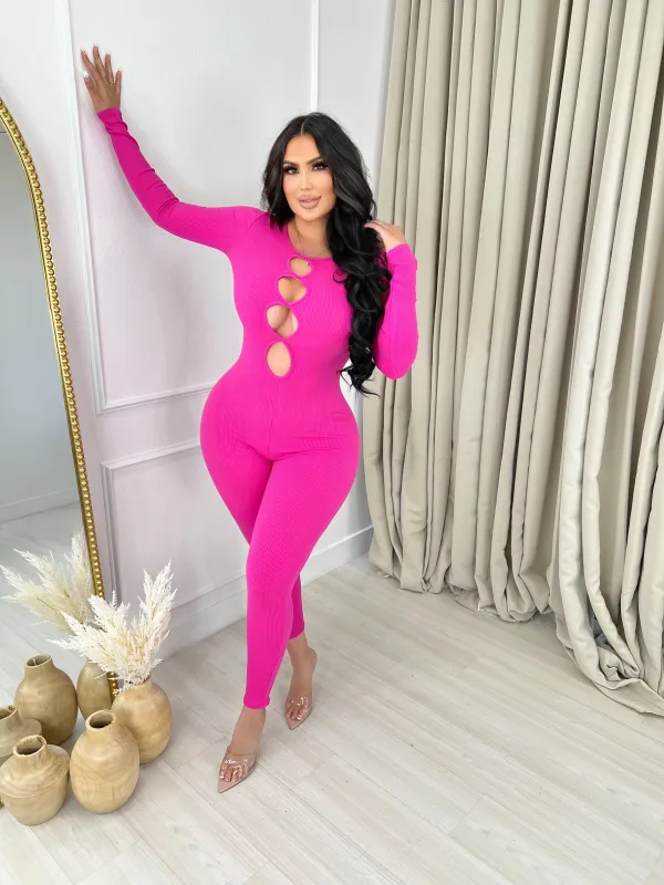 Lexi Ribbed Jumpsuit sold by Glamour Fashion