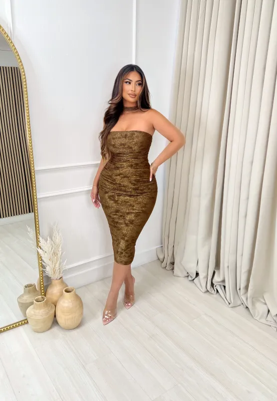 Johanna Double Layered Dress sold by Glamour Fashion