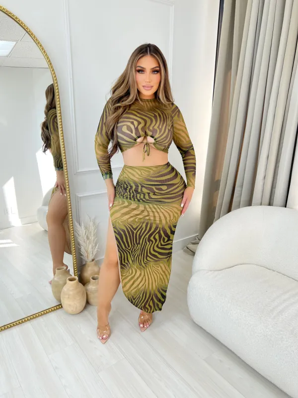 Layla Mesh Set sold by Glamour Fashion