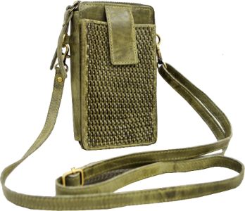 Ella Crossbody/phone Bag Olive sold by Quarks / Urban Trail
