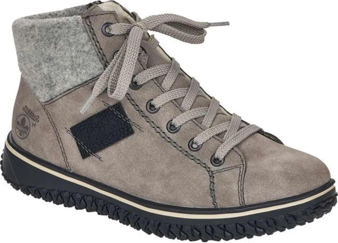 Grey Short Lace Up Boot sold by Quarks / Urban Trail